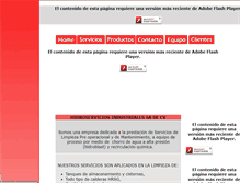 Tablet Screenshot of hidroserviciosindustriales.com